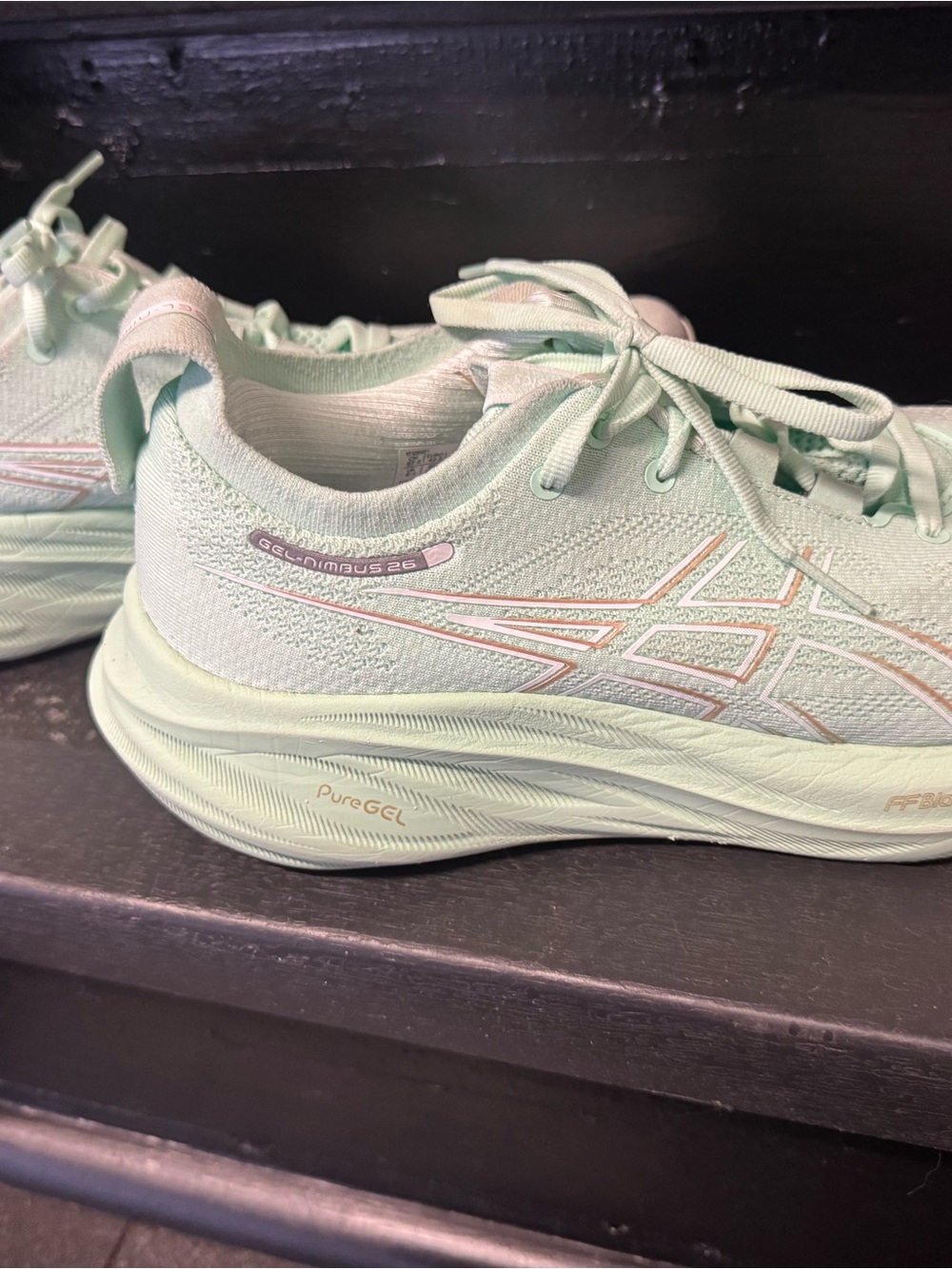ASICS Women's Mint Green Athletic Running Shoes